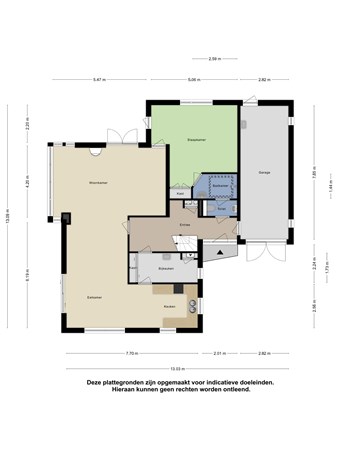 Floorplan - Land van Heusden 3, 8302 ML Emmeloord